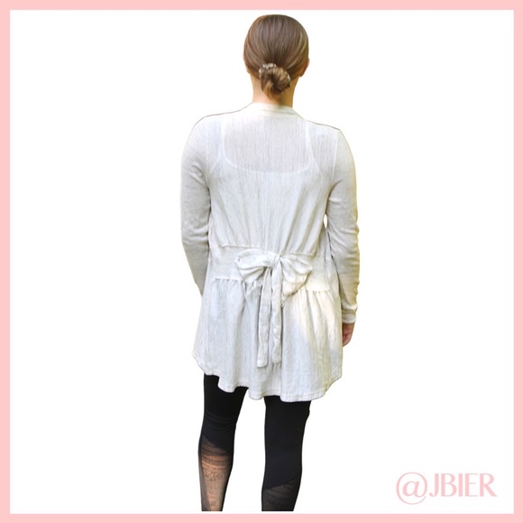 Free People White Fringe Cardigan - Picture 4 of 8